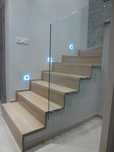 schody drewniane na beton