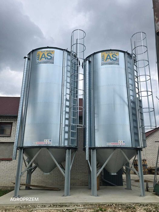 Silos lejowy zbożowy AS 25ton / zbiornik bin