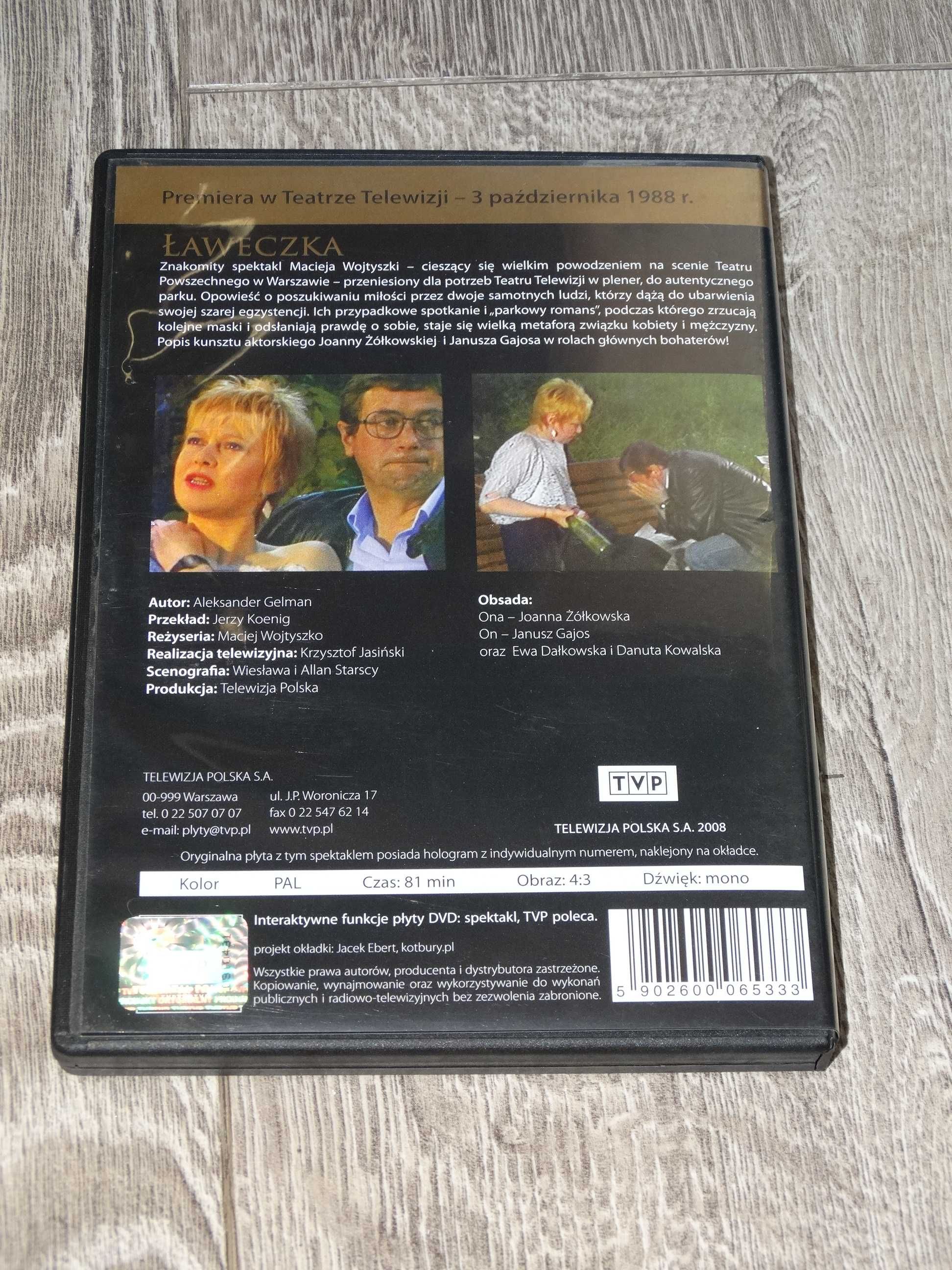 Ławeczka Aleksander Gelman teatr TV DVD