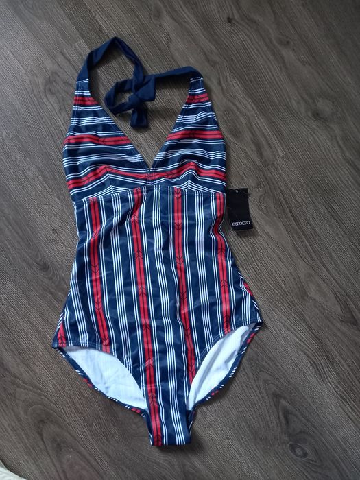 Купальник Esmara Crivit суцільний смугастий