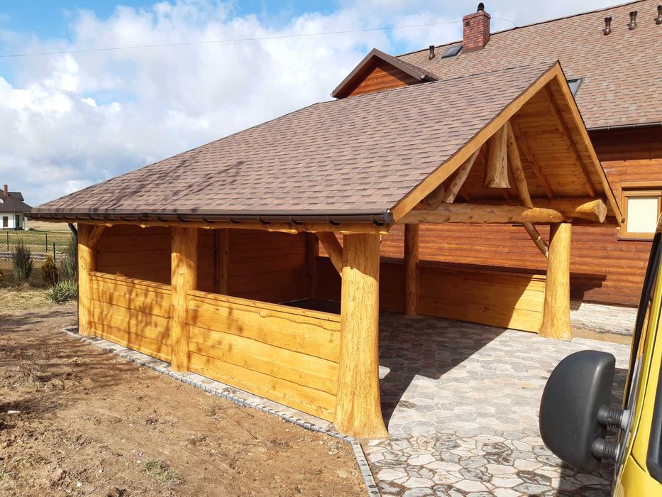 Wiata garażowa altana