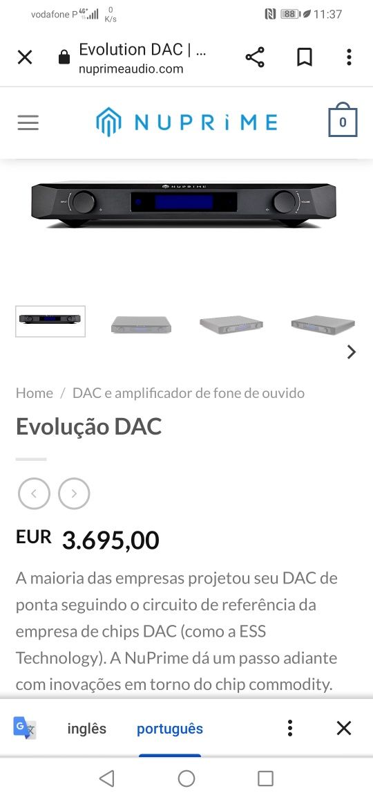 NUPRIME EVOLUTION DAC / PRE - Como Novo - 3700pvp