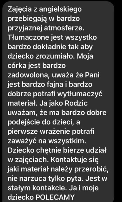 Korepetycje z języka angielskiego oraz matematyki.