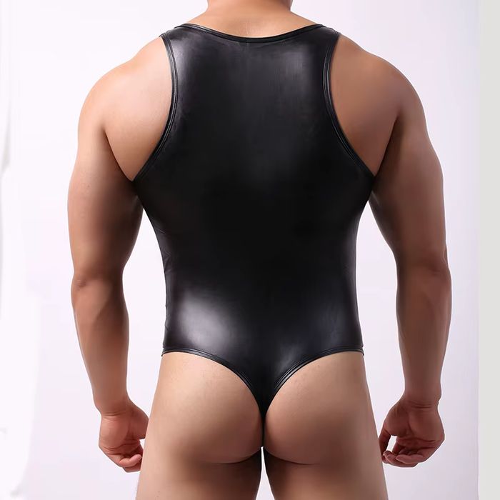 Męskie body kombinezon - stringi - M