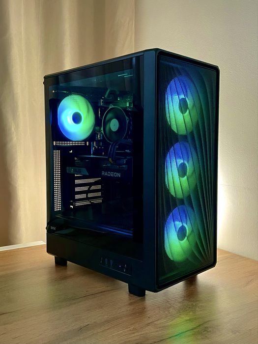 Komputer Gamingowy ARGB - Intel i5-10400f/RX6600/16GB RAM/500GB SSD