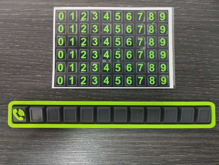 Парковочная табличка с номером телефона