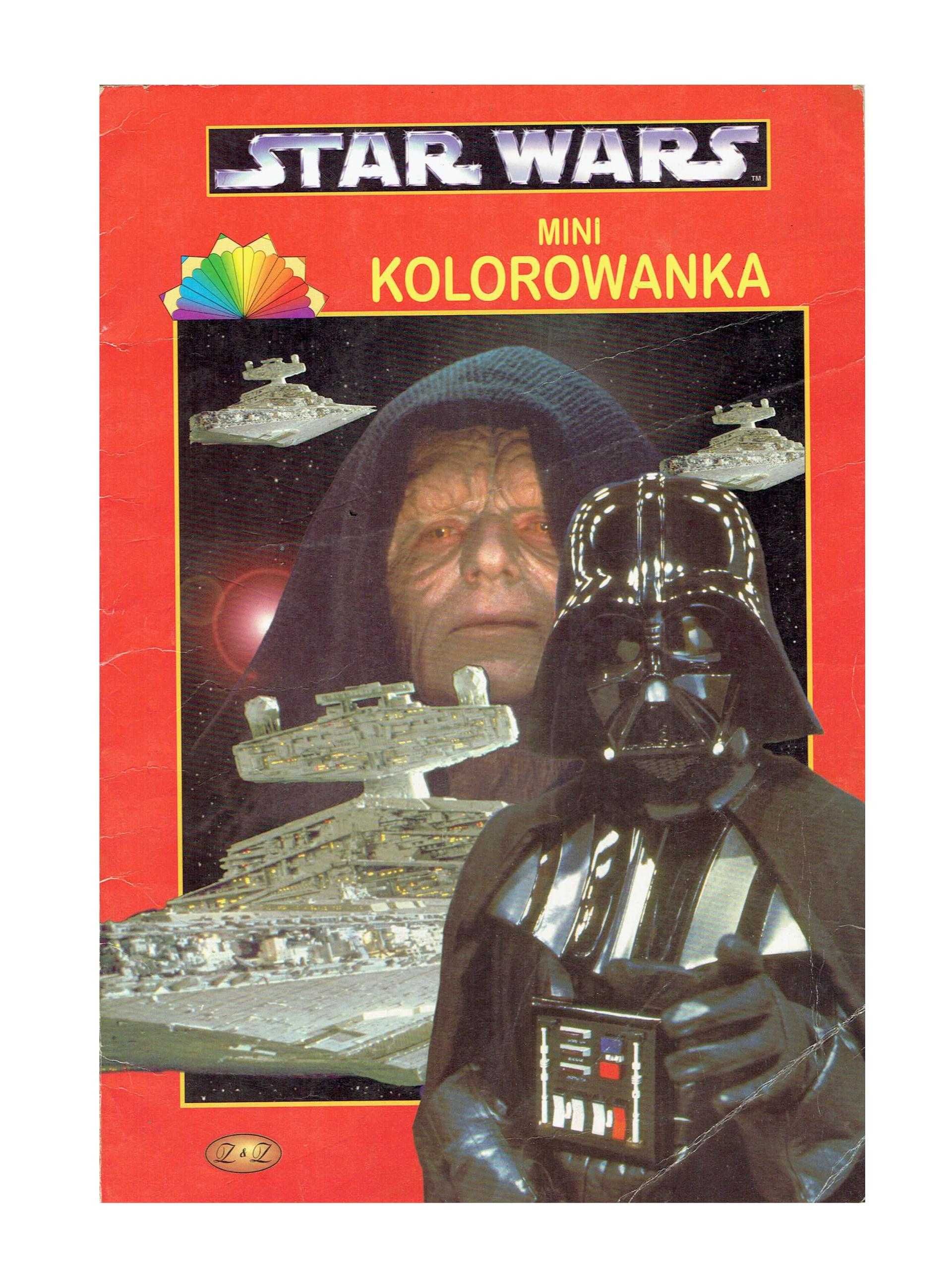 Star Wars mini kolorowanka 1997 r