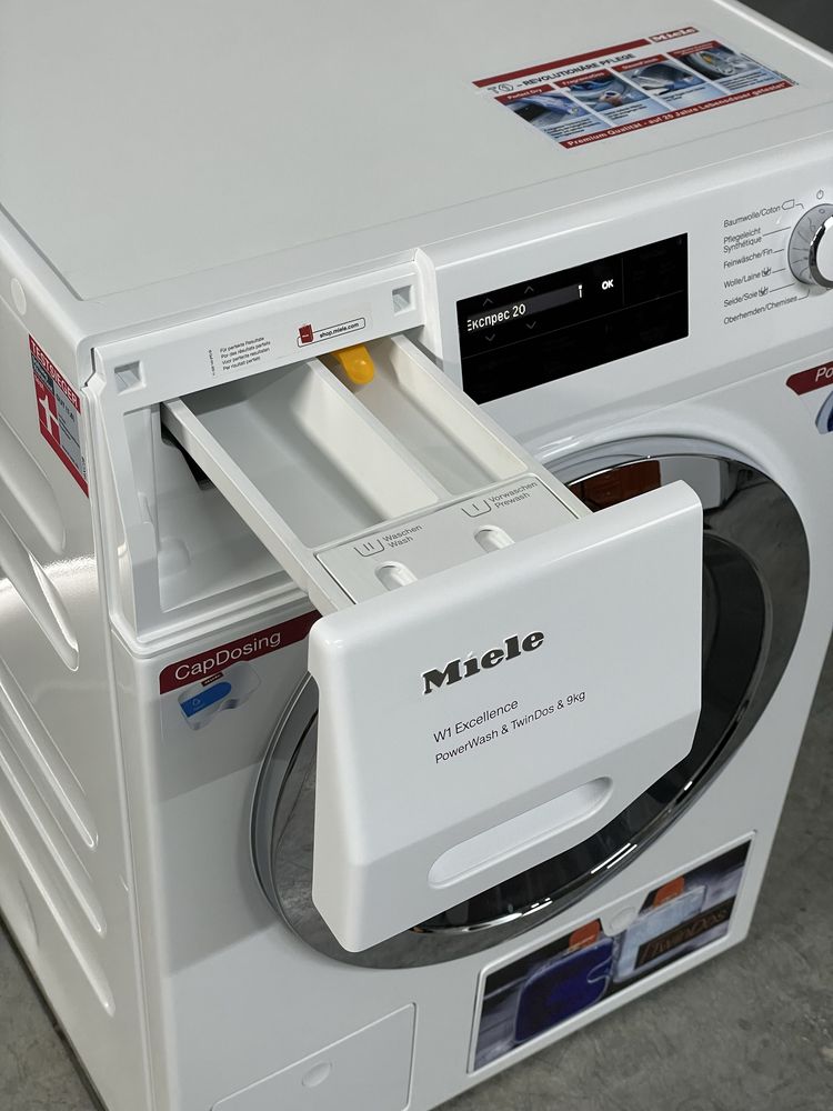 PREMIUM Пральна машина MIELE WEI 800-75 стан ЯК НОВИЙ 9 кг/ Укр.Мова