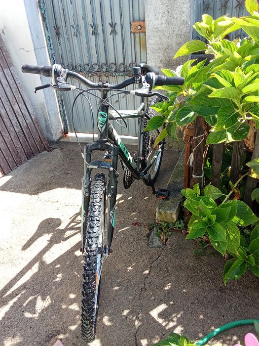 mtb track neon bicicleta montanha verde