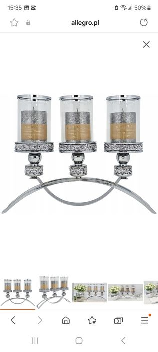 Zestaw świeczników