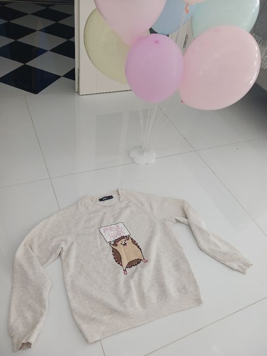 Bluza new yorker S beżowa