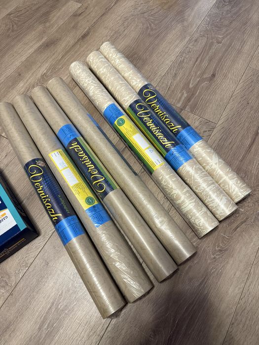 Шпалери 7 рулонів нові з клеєм