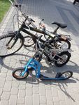Zestaw 3 Rowerów i Hulajnoga