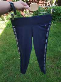 Legginsy, getry Tommy Hilfiger S, granatowe, modne