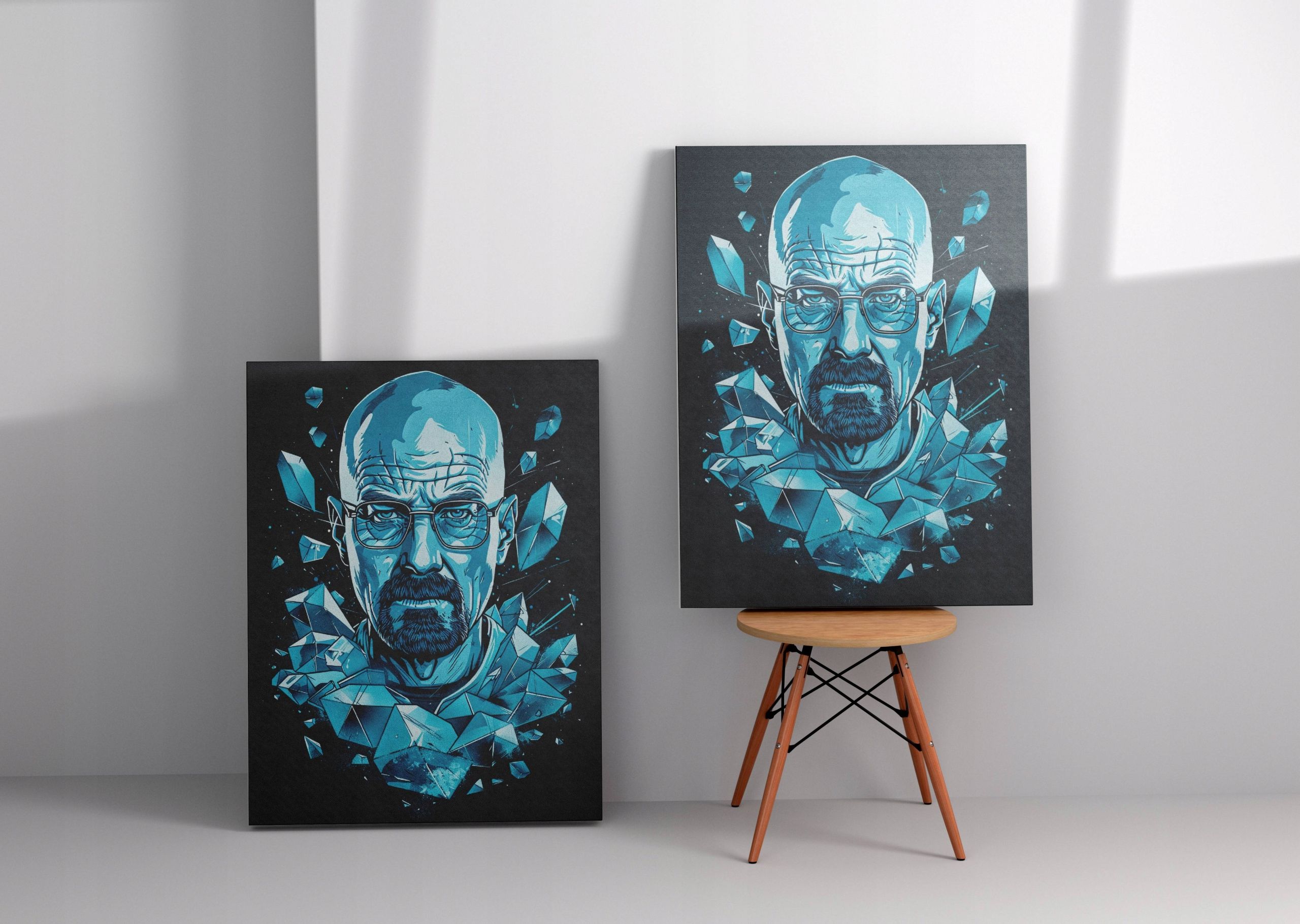 Obraz na płótnie Walter White - Mistyczny Kryształ 75x100 cm