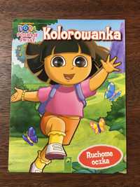 Kolorowanka Dora poznaje świat -nowa