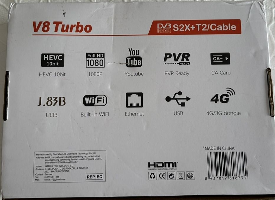 SAT - GTMedia V8 Turbo
