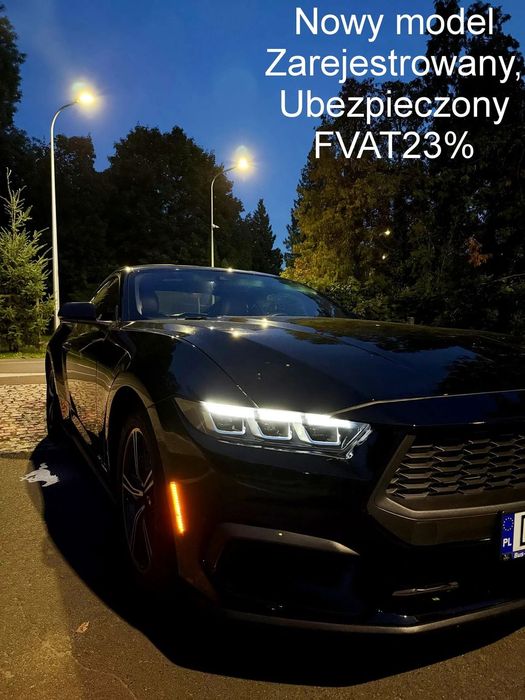 Ford Mustang Super stan, Nowy model, FVAT23%, Rejestracja OC