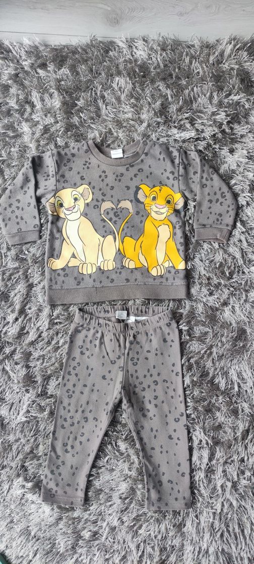 Dres w panterkę Simba i Nala z Króla Lwa Disney H&M 74