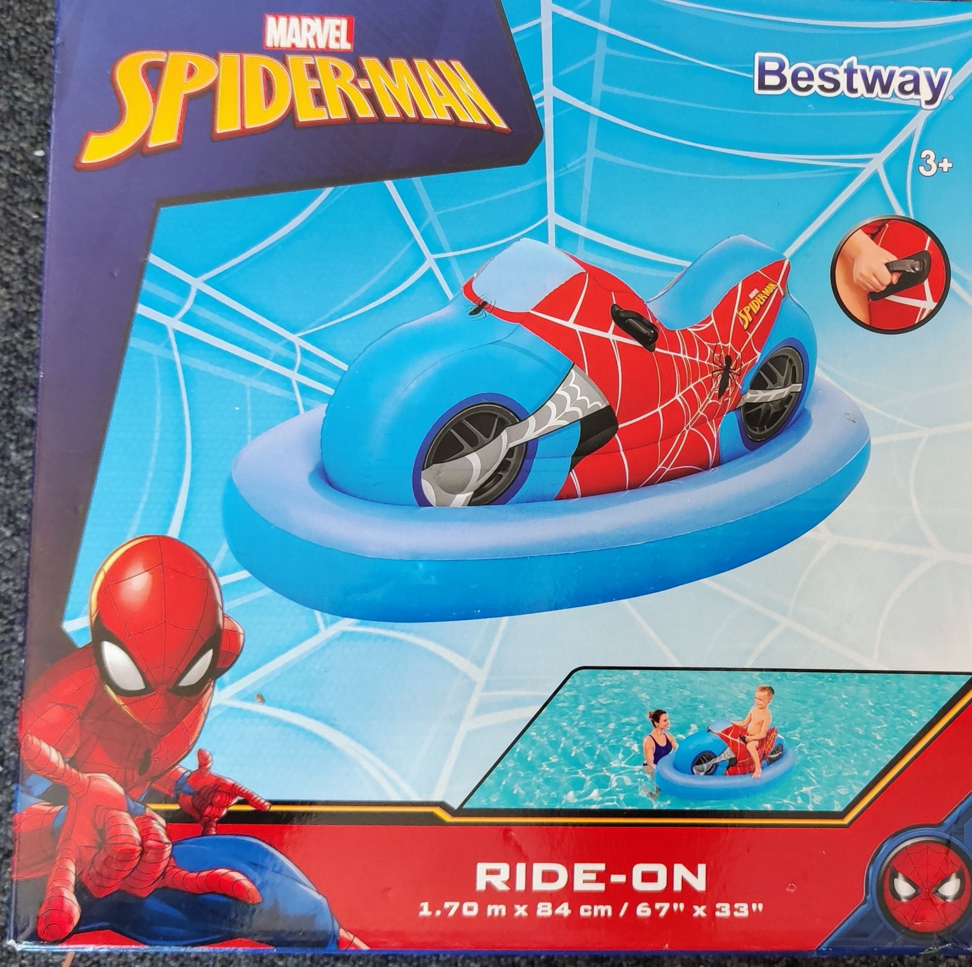 Dmuchany pływak Spider-Man - NOWY