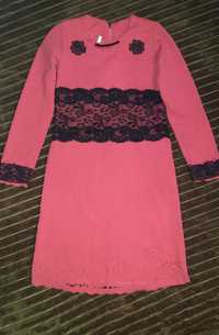 Нарядна сукня, рожева
