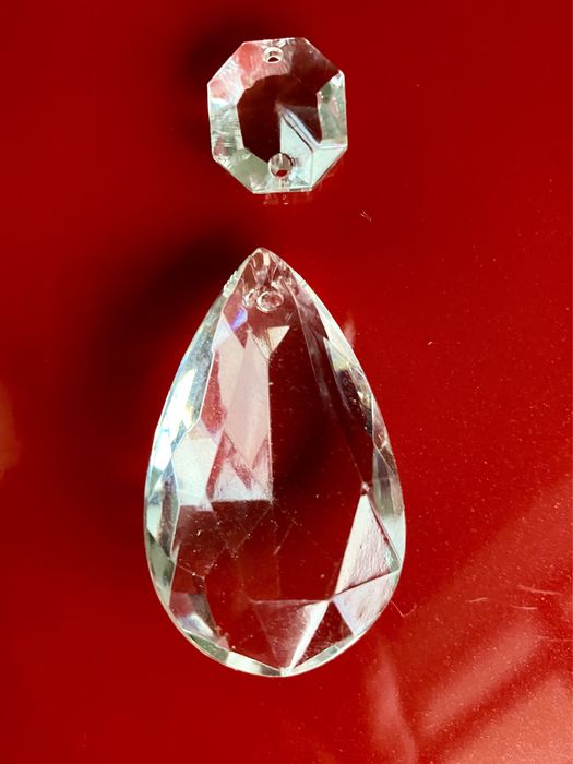 Хрустальные подвески Чехия для лютры . Хрустальные кристалы. Висюльки.