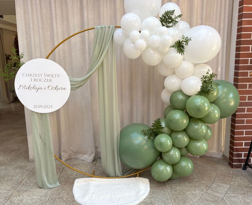 Ścianki i dekoracje balonowe | urodziny, chrzest, wesele | Śląsk