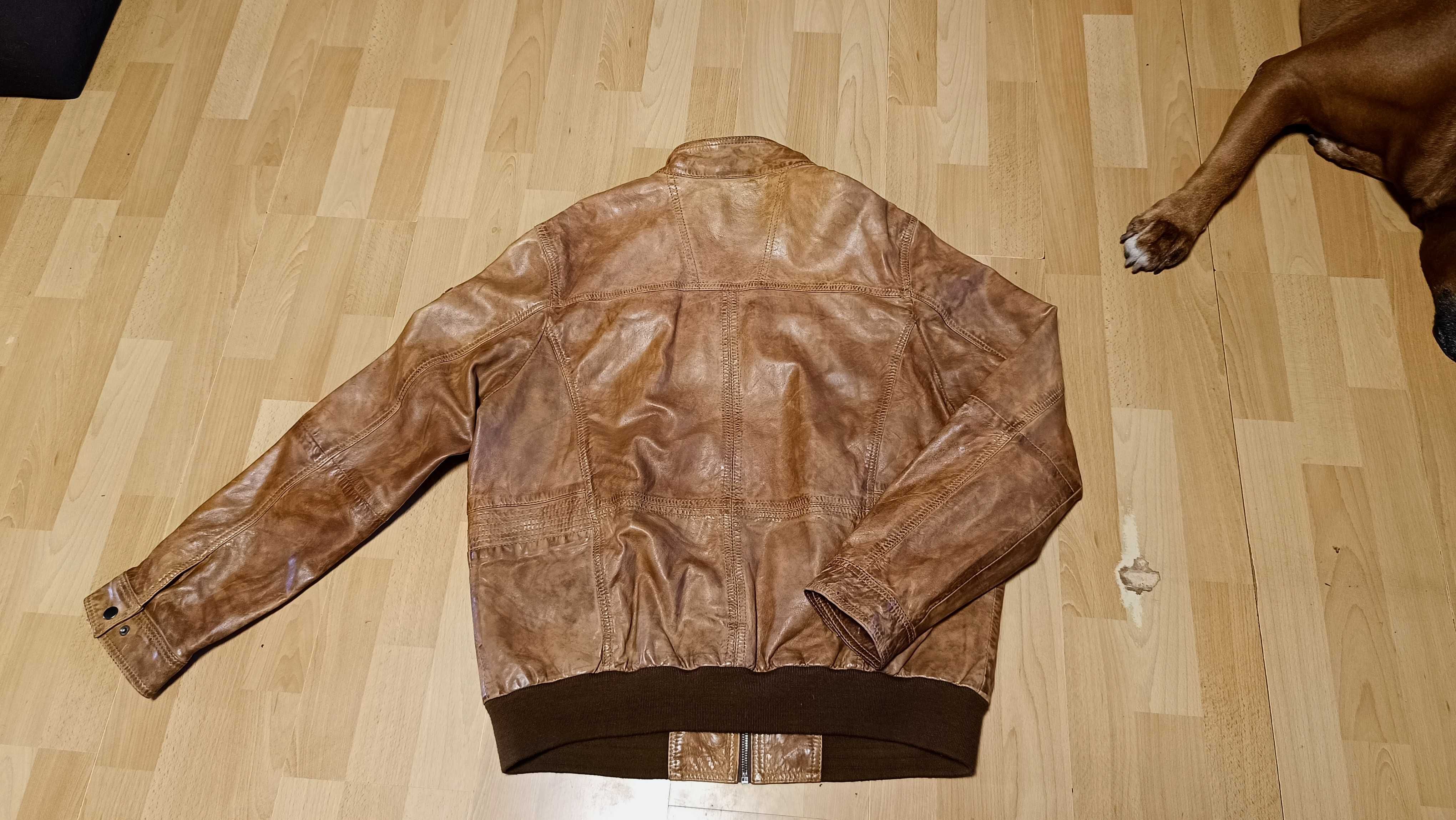 Męska kurtka skórzana LLOYD r.XL stan bardzo dobry