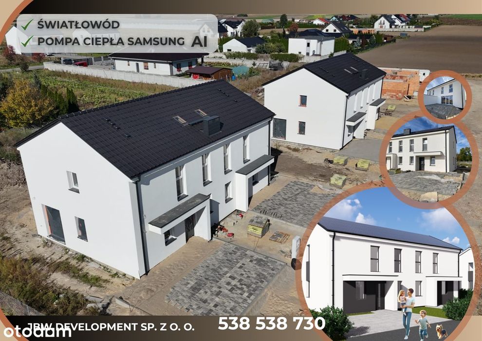 Ceradz Dolny|Światłowód|Pompa Ciepła Samsung Ai |Nowoczesny Dom Natura