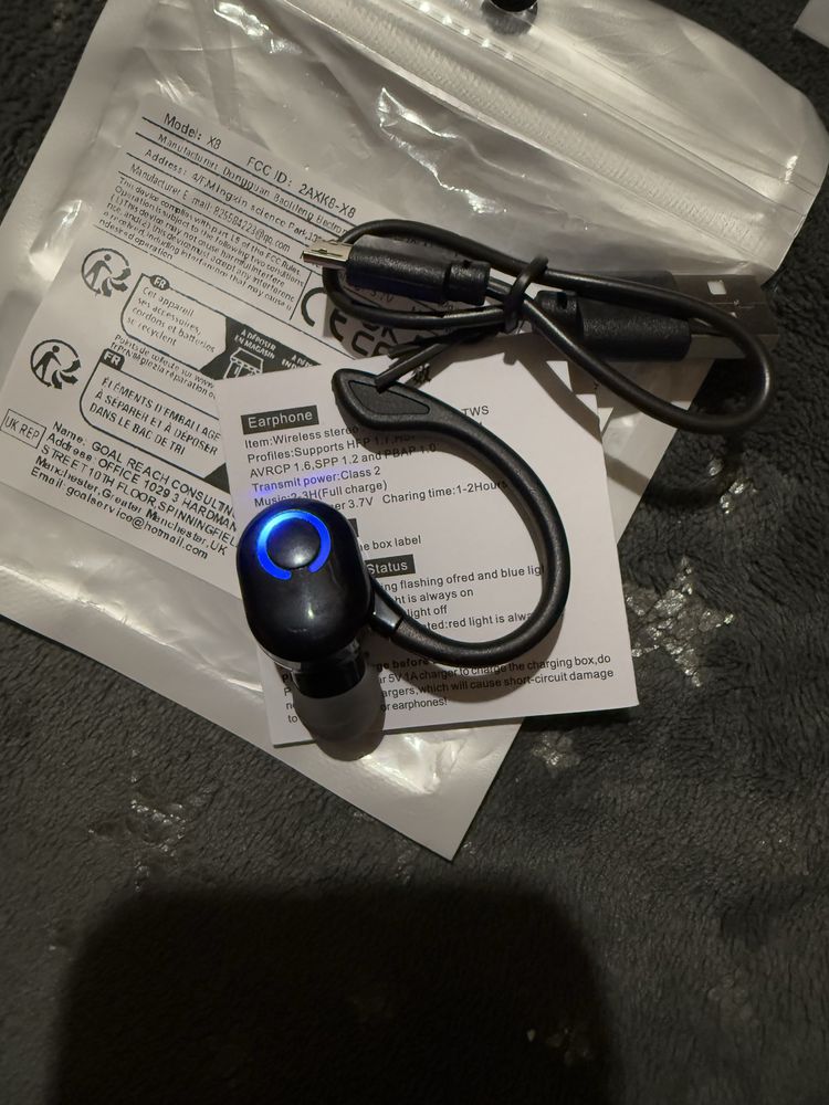 Bluetooth гарнітура навушник QGeeM X8