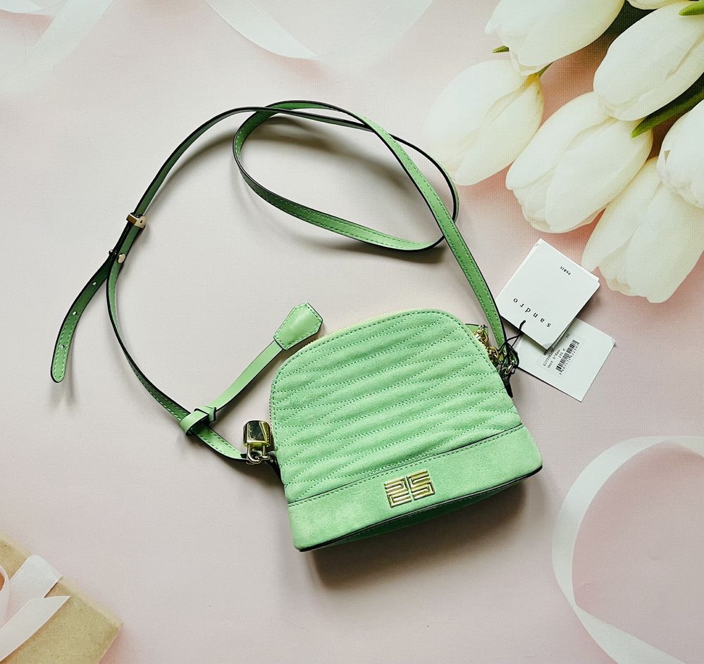 295€ Кожаные сумки, клатчи Sandro Paris. Оригинал