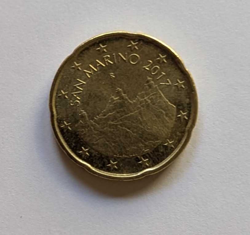 Moeda - 20 cêntimos / 0,20€ - San Marino - 2017