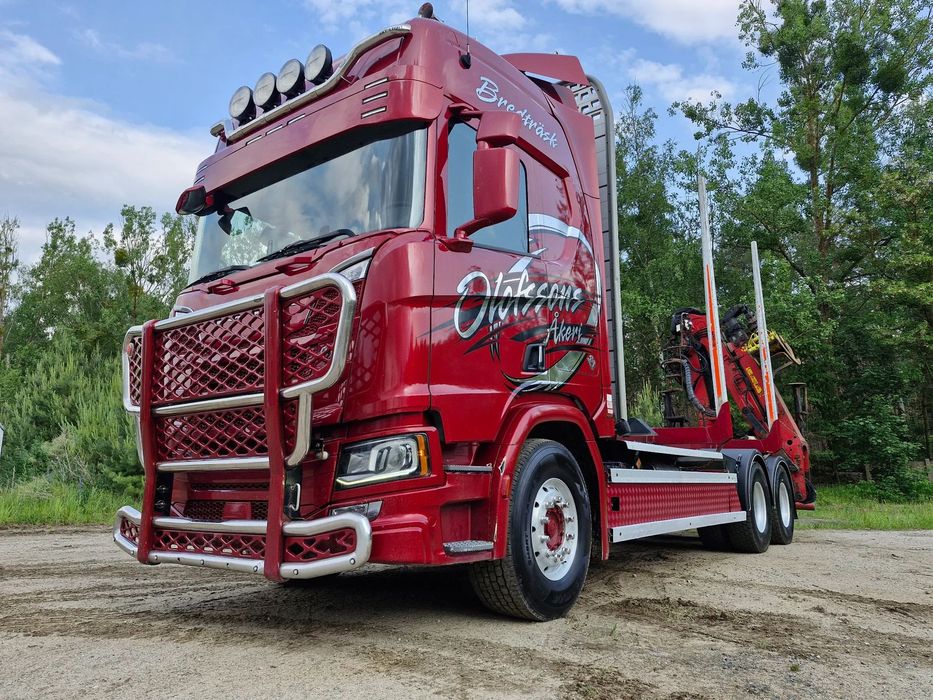 Scania R650  Scania R650 rok 2019 Loglift 125Z do drewna lasu 6x4