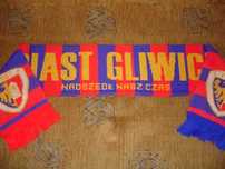 PIAST GLIWICE !!! Nadszedł Nasz Czas !! Szalik szal piłkarski sportowy
