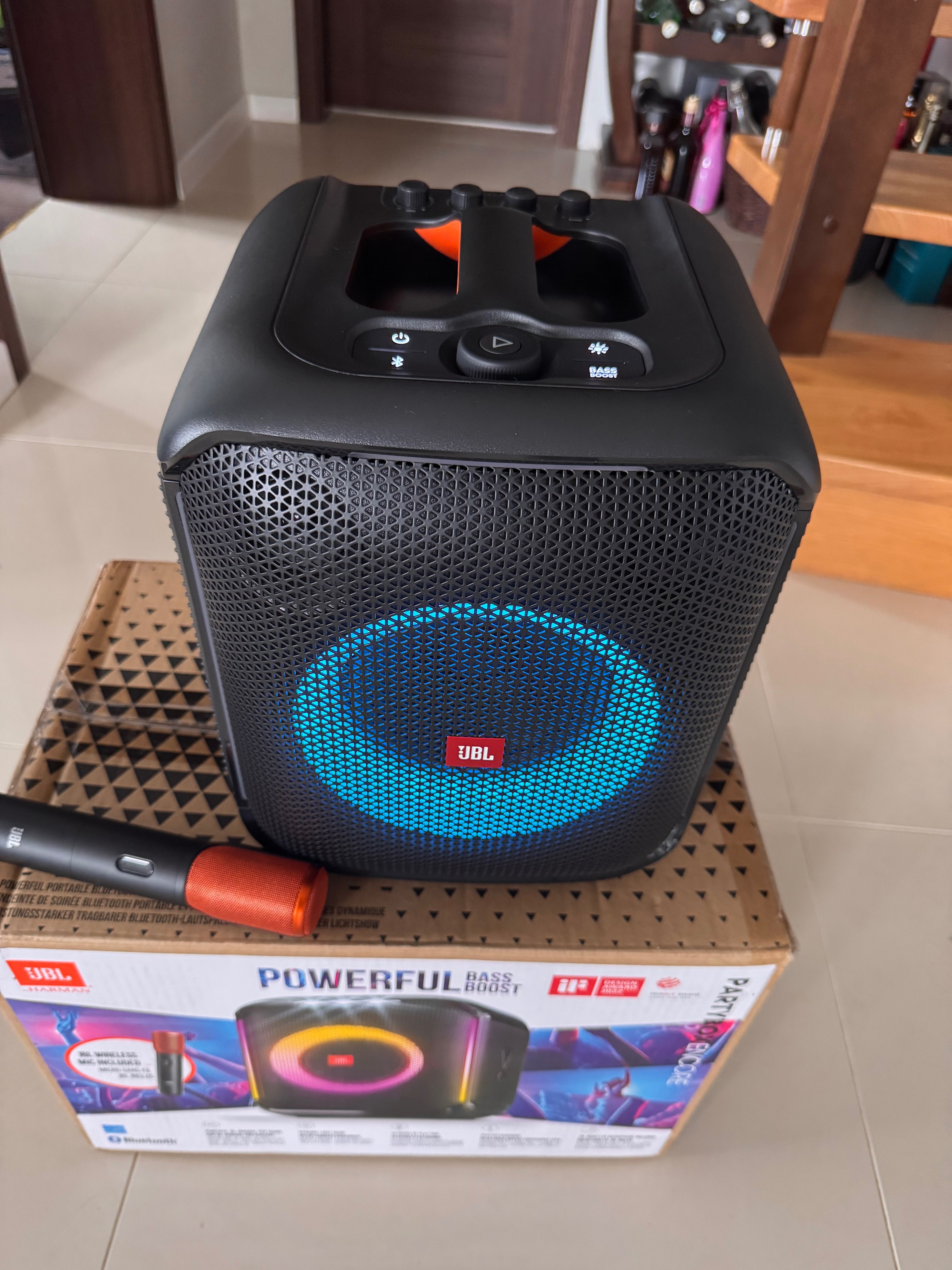 JBL Partybox Encore + mikrofon JBL