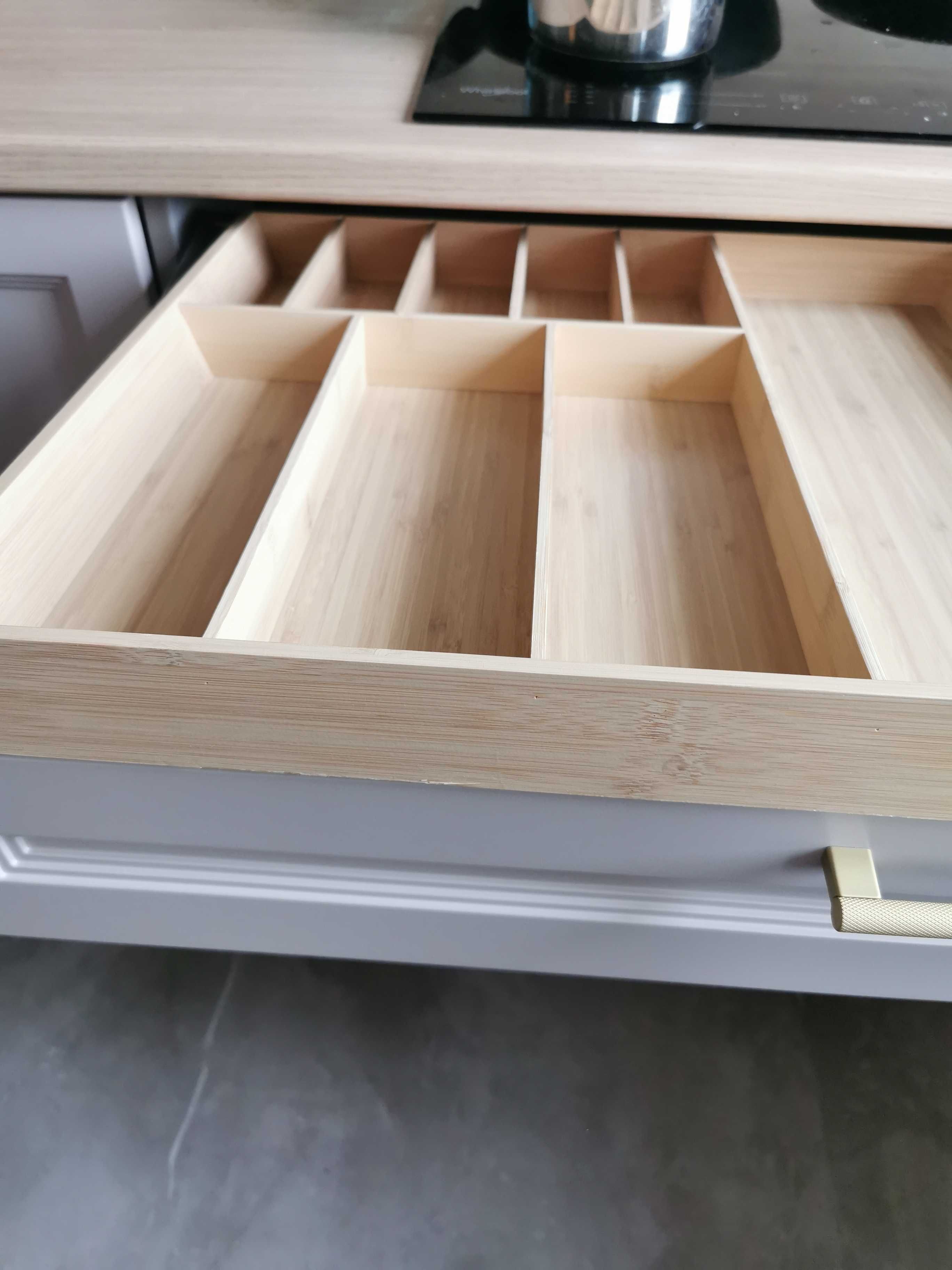 Nowy duży bambusowy organizer Uppdatera z Ikea do kuchni