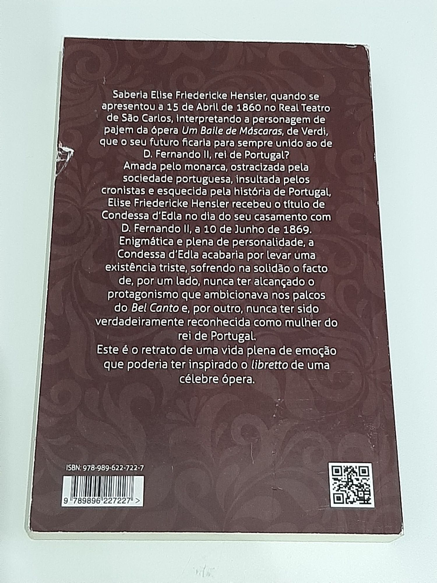 Biografia-Condessa D’Edla-A Cantora de Ópera Quasi Rainha de Portugal