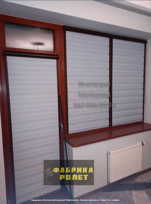 Рулонные шторы, жалюзи тканевые, День Ночь от производителя