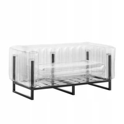 ! Hit ! Designerska przezroczysta dmuchana sofa MOJOW YOMI