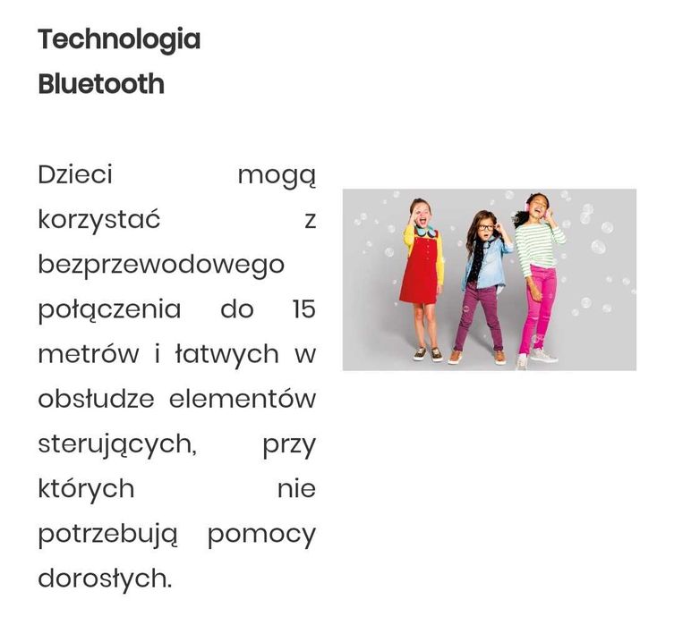 Słuchawki nauszne JBL Junior JR300BT dla dzieci + etui GRATIS