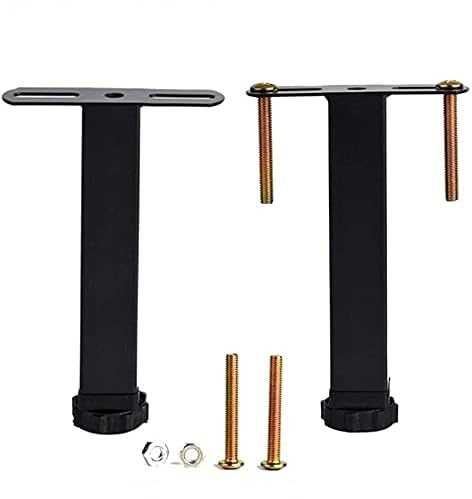 Metalowe nóżki do łóżka 18 cm, reglowane + 2cm z mocowaniami-2 sztuki