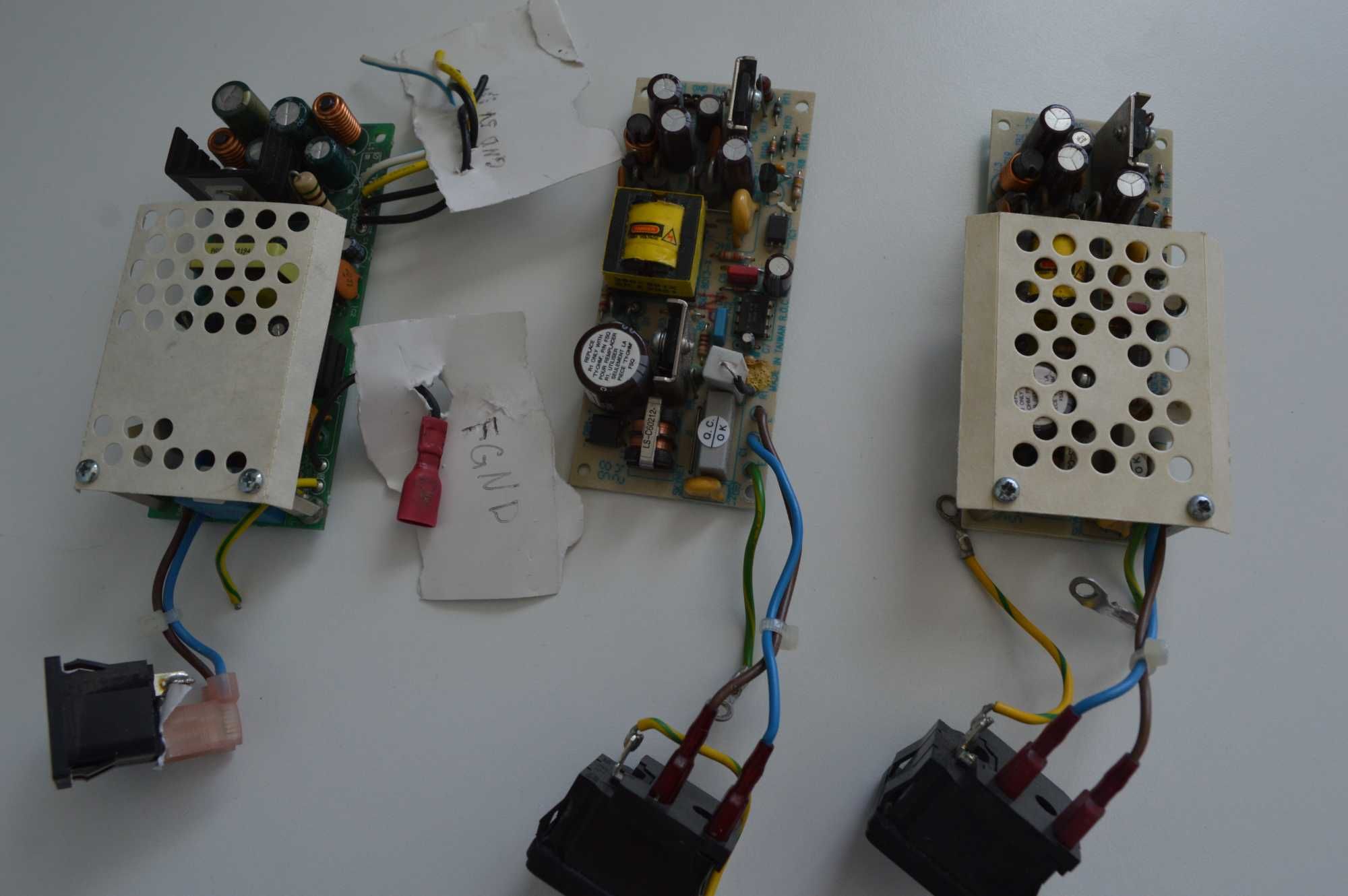 Блоки питания  +5V (1,5A) -5V (0,5A); 5V (1,6A) 3,3V (2,4A)