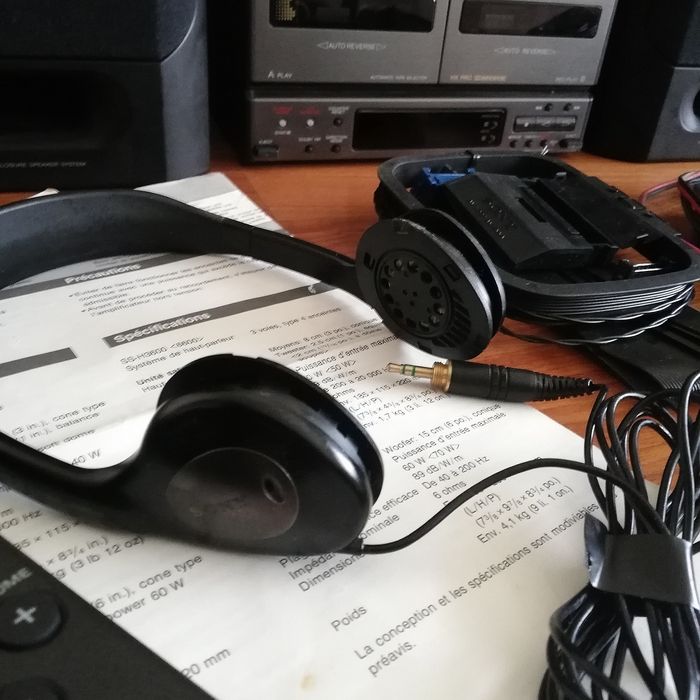 Aparelhagem Sony MHC6600 e colunas SS-H6600, de 1991