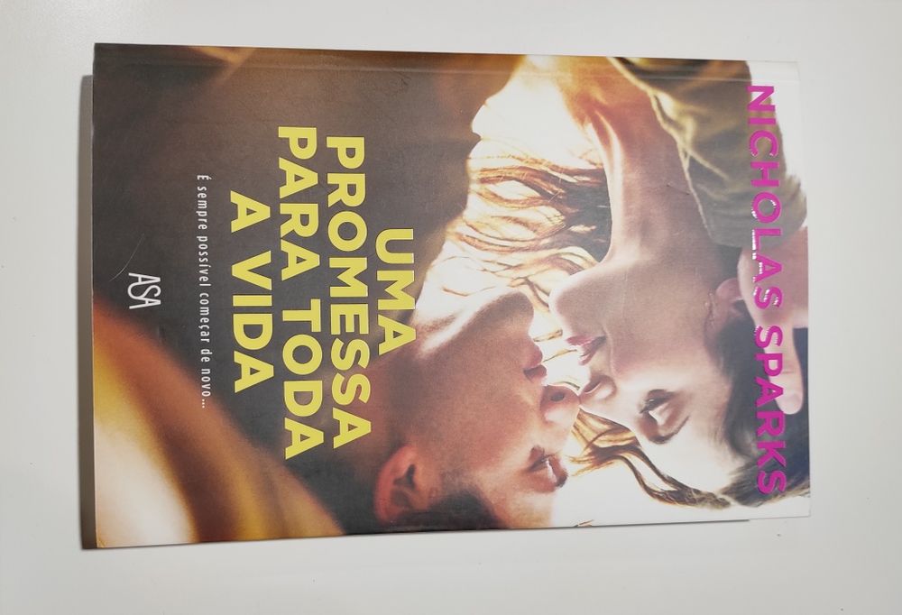 NOVO Livro Uma promessa para a vida Nicholas Sparks
