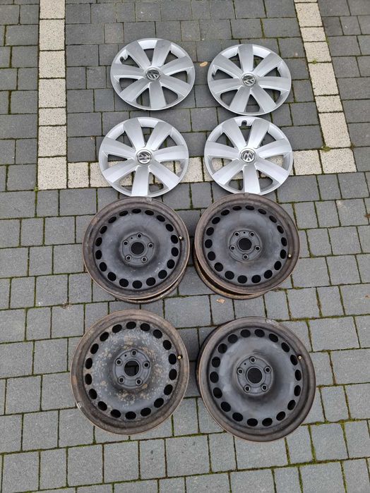 Felgi stalowe kołpaki 16 VW 5x112 ET 42