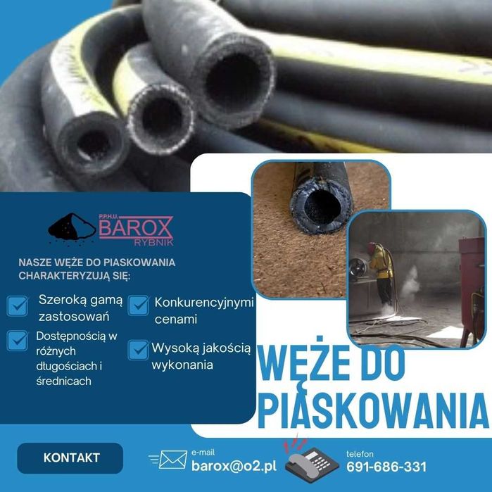 wąż do piaskowania Rybnik