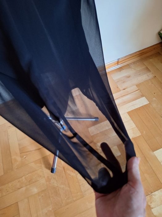 Czarna elegancka sukienka wizytowa, rozmiar 44/46, 3XL