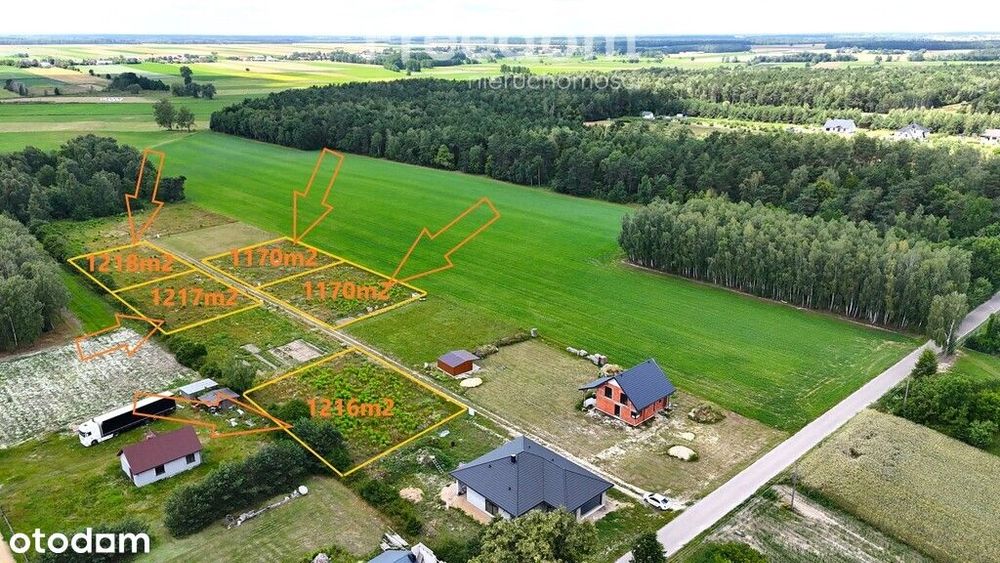 Działka budowlana na sprzedaż, media prąd i woda