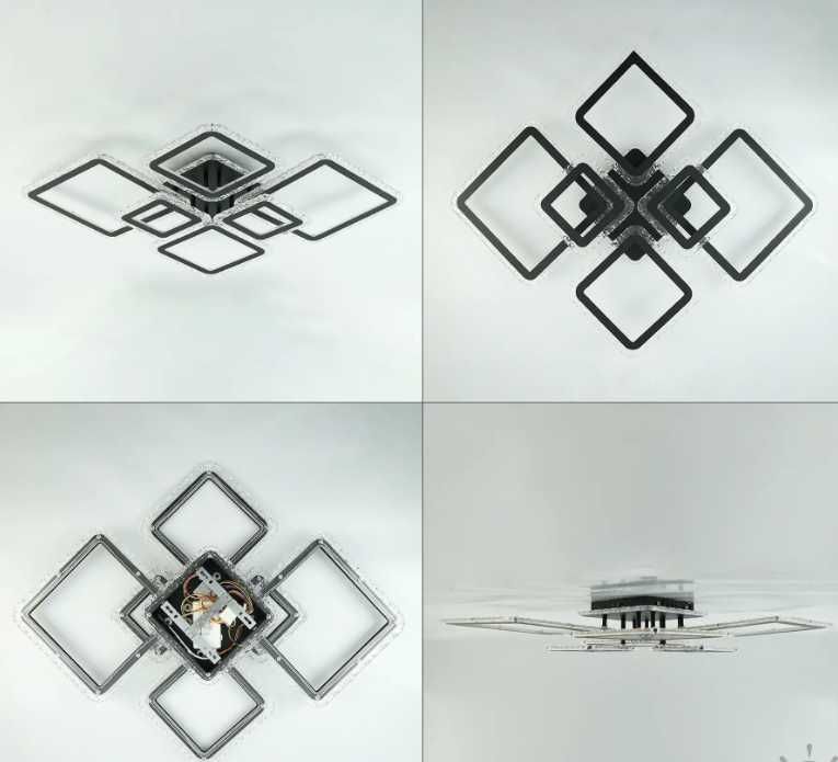 світлодіодна люстра  ICE RGB 120W (БЕЗКОШТОВНА Доставка)