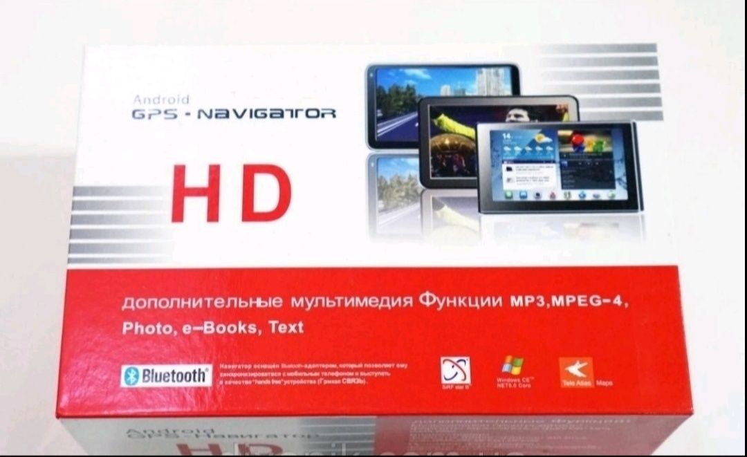 Автомобільний GPS навігатор з відеореєстратором G733DVR на андроїді 7"